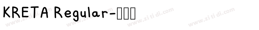 KRETA Regular字体转换